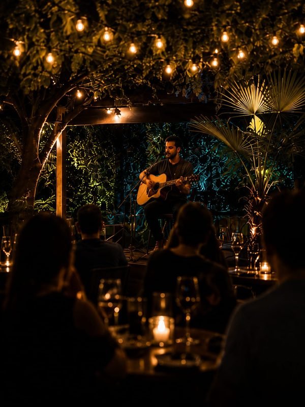 Live-Musik im Gastgarten